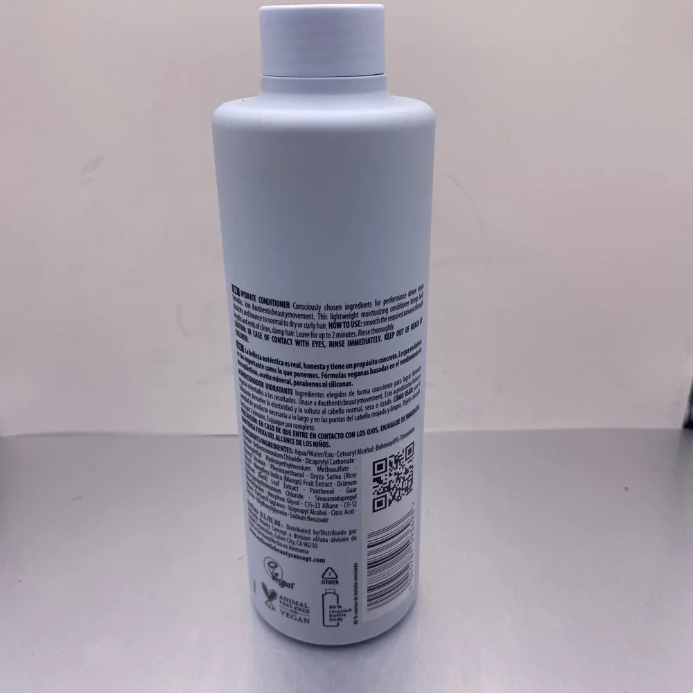 Authentic Beauty Concept Hydrate Conditioner For Dry Hair Vegan 8.4 Fl Oz